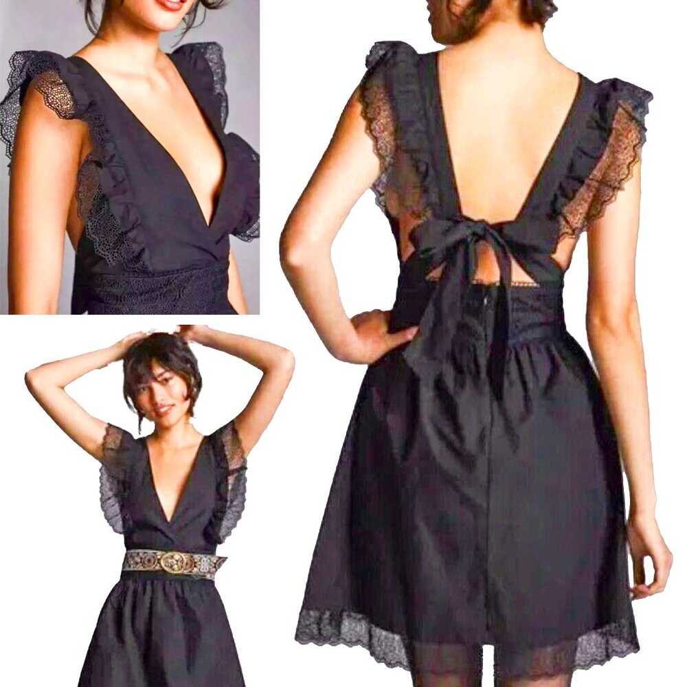 Magali Pascal little black dress NWT